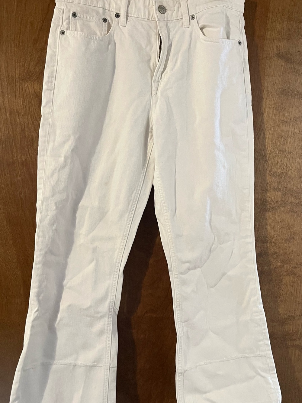 Lucky Brand Women’s White Bootcut Jeans